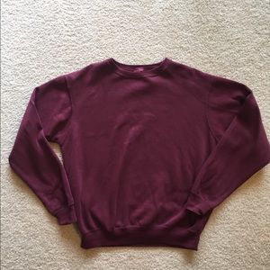 Brandy Melville John Galt maroon sweatshirt sz M